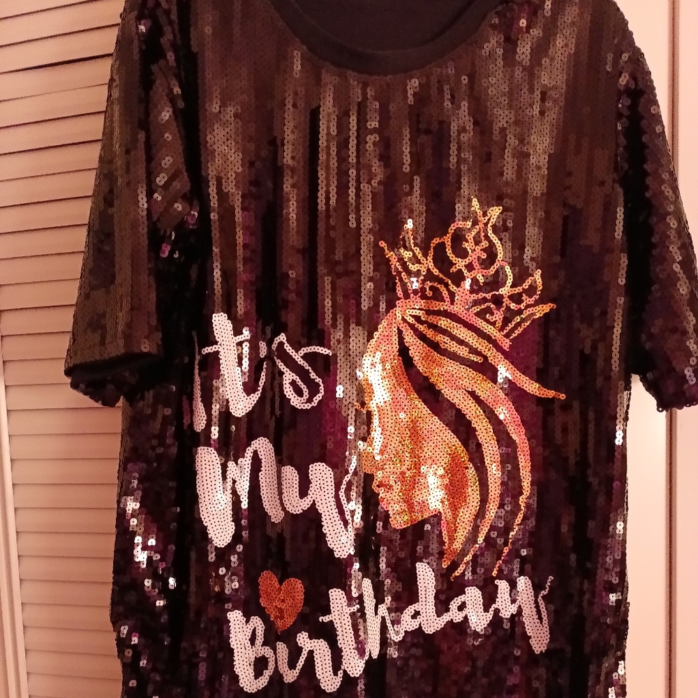 It's My Birthday shirt dress
